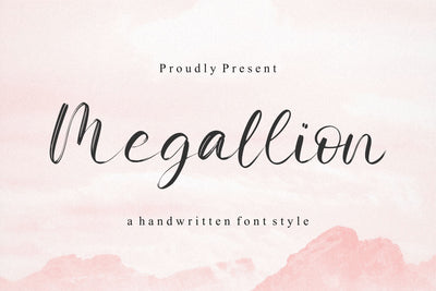 Megallion Font Qwrtype Foundry 