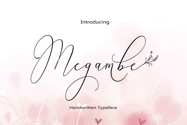 Megambe Script Font Naqsya.Co