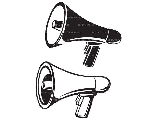 Megaphone SVG TribaliumArtSF 