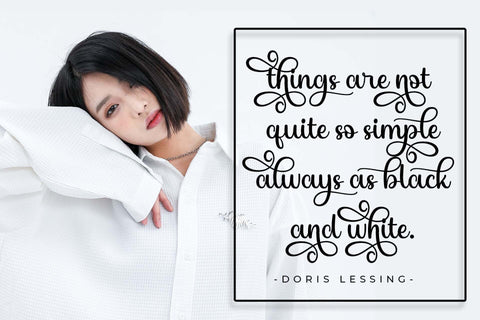 Meghan Font love script 