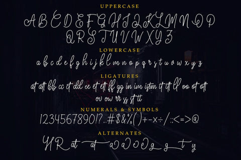 Meghatone SIgnature Font Madatype Studio 