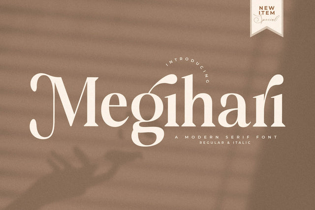 Megihari Typeface Font Storytype Studio 