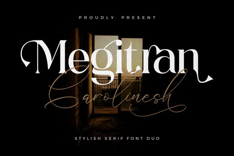 Megitran Carolinesh Font Duo SVG Storytype Studio 