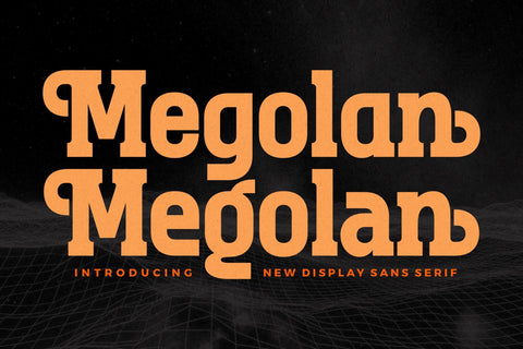 Megolan Typeface Font Storytype Studio 