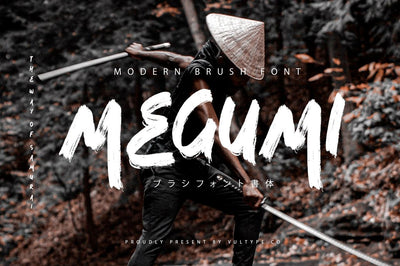 Megumi Brush Font Font Vultype Co 