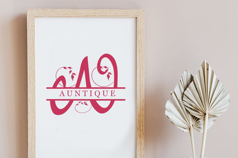 Meisha Monogram Font LetterdayStudio 