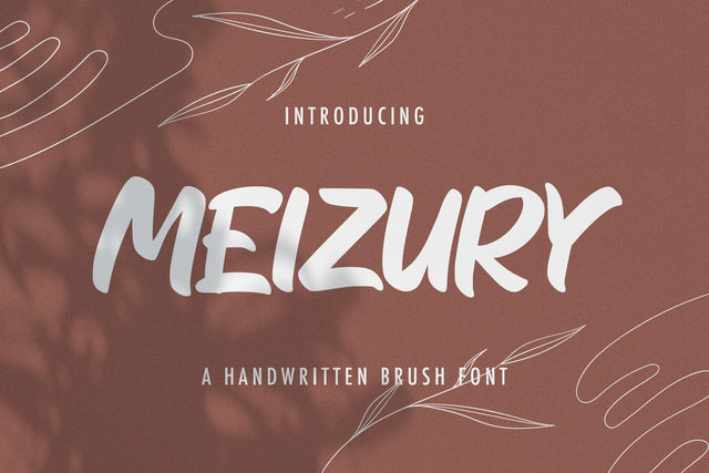MEIZURY - Handwritten Font Font StringLabs 