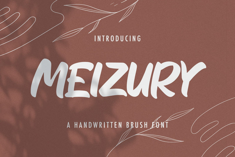 MEIZURY - Handwritten Font Font StringLabs 