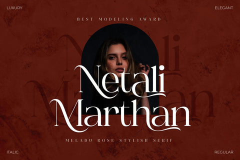 MELADU ROSE Typeface Font Storytype Studio 
