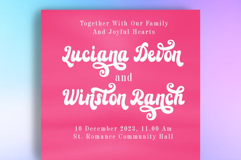 Melandria script font Font Akrt Std 