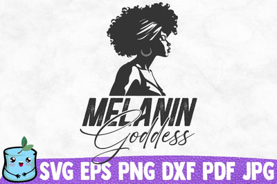 Melanin Goddess SVG MintyMarshmallows 
