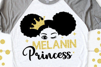 Melanin Princess Svg, Black Princess Girl, Black Queen Svg, Black Girl Svg, Princess Svg, Melanin Queen, Black Girl Magic, Afro Woman, Svg Cut Files SVG 1uniqueminute 