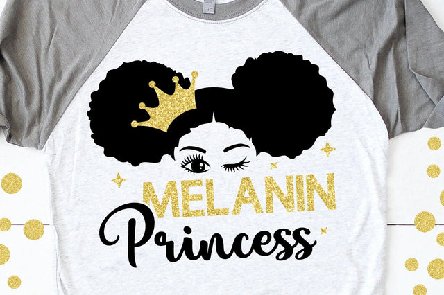 Melanin Princess Svg, Black Princess Girl, Black Queen Svg, Black Girl Svg, Princess Svg, Melanin Queen, Black Girl Magic, Afro Woman, Svg Cut Files SVG 1uniqueminute 