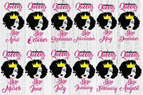 Melanin queens are born in, water tracker svg,water tracking SVG Paper Switch 