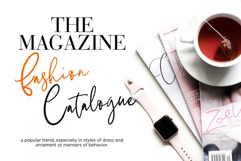 Melanott Modern Signature Font Creatype Studio 