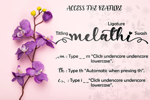 Melathi Font Prasetya Letter 