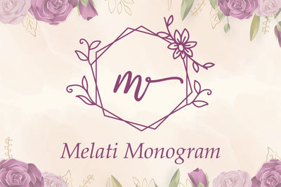 Melati Monogram Font Attype studio 