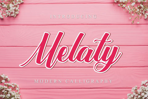 Melaty Font Fiqiart 