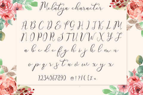 Melatya Font Rtceative 