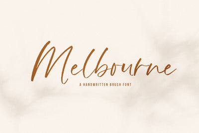 Melbourne - Handwritten Script Font Font KA Designs 