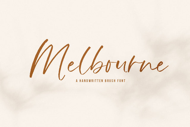 Melbourne - Handwritten Script Font Font KA Designs 