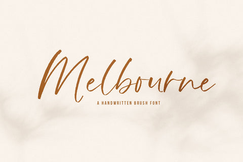 Melbourne - Handwritten Script Font Font KA Designs 