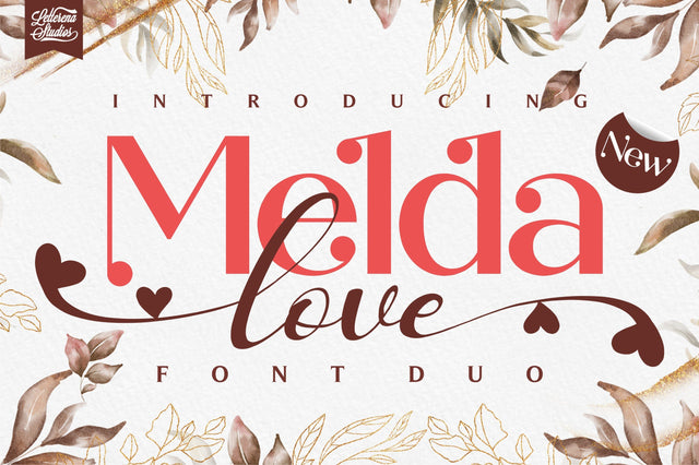 Melda Love Font Letterena Studios 