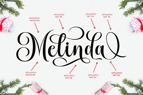 Melinda Bladegia Script Font Font BungStudio 