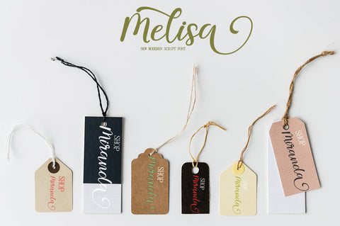 Melisa Script Font muhammadzeky 