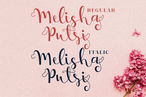 Melisha Putri Font Letterena Studios 