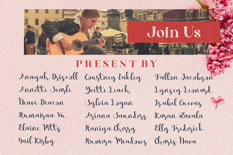 Melisha Putri Font Letterena Studios 