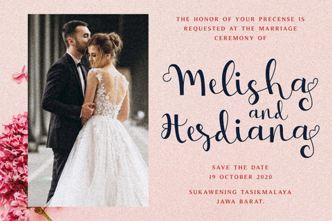 Melisha Putri Font Letterena Studios 