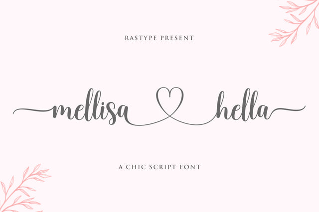 Melissa Hella | Lovely Font Font Rastype 