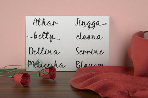 Mella Sweet Font Prasetya Letter 