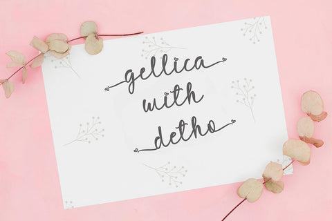 Mella Sweet Font Prasetya Letter 