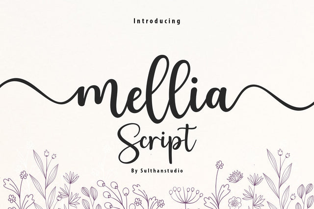Mellia Font Sulthan studio 