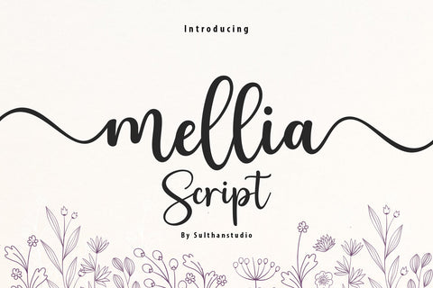 Mellia Font Sulthan studio 