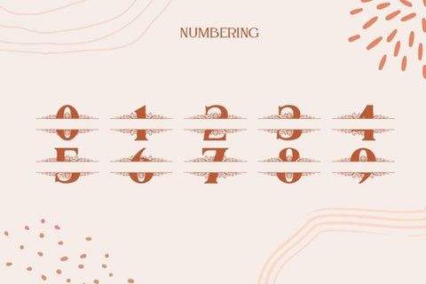 Mellica Monogram Font yumnatype 