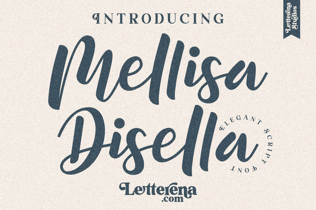 Mellisa Disella Font Letterena Studios 