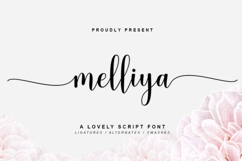 Melliya Script Font muhammadzeky 