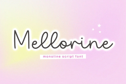 Mellorine Font Allouse.Studio 