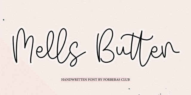 Mells Butter Font Forberas 