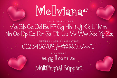 Mellviana Font AEN Creative Store 