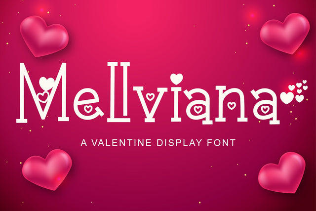 Mellviana Font AEN Creative Store 