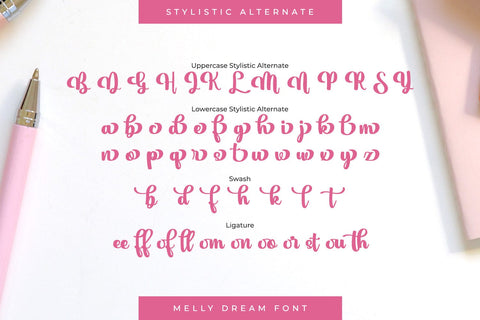 Melly Dream Font yumnatype 