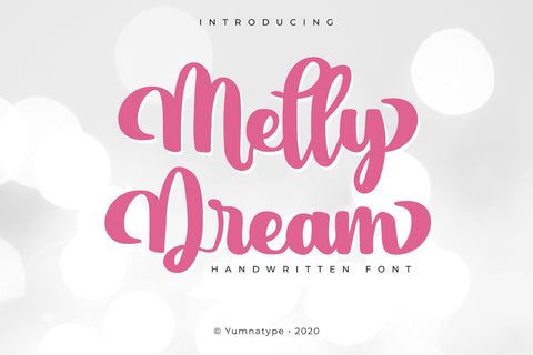 Melly Dream Font yumnatype 
