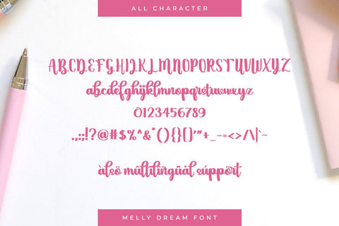 Melly Dream Font yumnatype 