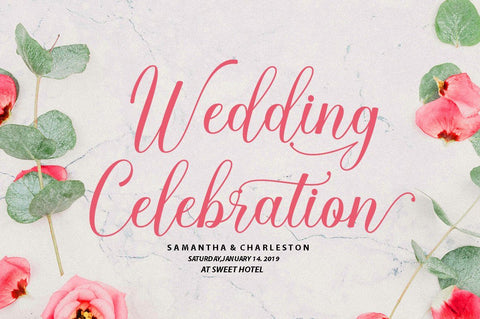 Melly Script Font AngelStudio 