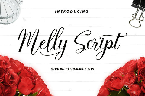 Melly Script Font AngelStudio 