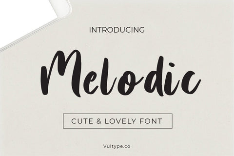 Melodic Font Vultype Co 